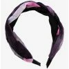 Hair Purple Tie-Dye Braid Chiffon Headband -boxlunch store 11935664 hi