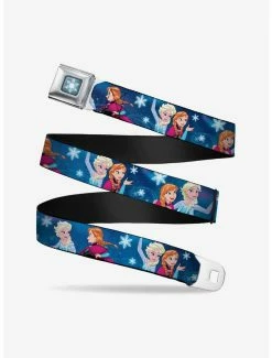 Belts Disney Frozen Elsa Anna Poses Snowflakes Seatbelt Belt