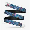 Belts Disney Lilo & Stitch Expressions Hibiscus Flower Ukulele Seatbelt Belt -boxlunch store 12595712 hi