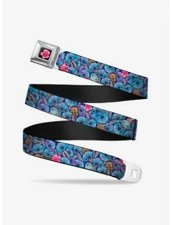 Belts Disney Lilo & Stitch Expressions Hibiscus Flower Ukulele Seatbelt Belt