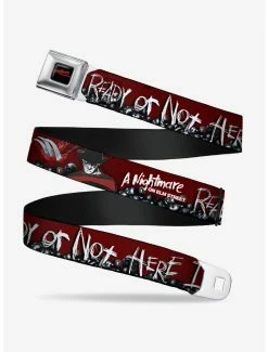 Belts A Nightmare On Elm Street Ready Or Not Freddy Skulls Seatbelt Belt