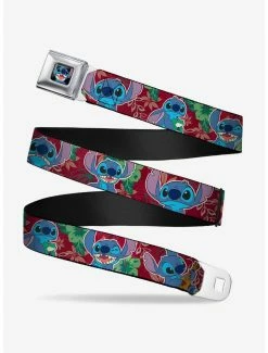 Belts Disney Lilo & Stitch - Stitch 6 Expressions Tropical Seatbelt Belt