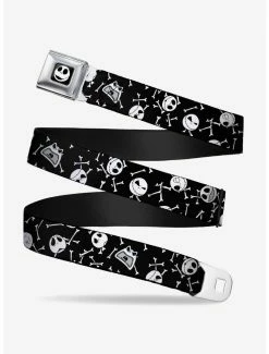 Belts The Nightmare Before Christmas Jack Expressions And Bones Seatbelt Belt