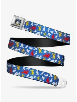 Lanyards Disney Donald Duck Face Poses Scattered Youth Seatbelt Belt