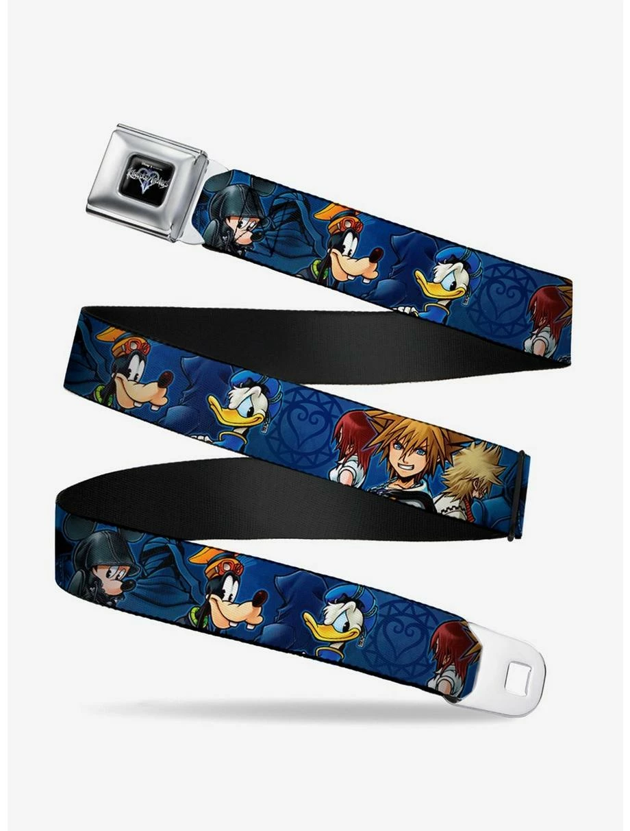 Lanyards Disney Kingdom Hearts 6 Character Pose Youth Seatbelt Belt 3 Lanyards Disney Kingdom Hearts 6 Character Pose Youth Seatbelt Belt