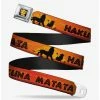 Belts Disney The Lion King Hakuna Matata Sunset Youth Seatbelt Belt -boxlunch store 12809436 hi