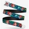 Belts Disney The Little Mermaid Ariel Poses Flounder Youth Seatbelt Belt