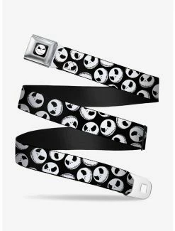 Belts Disney The Nightmare Before Christmas Jack Expressions Scattered Youth Seatbelt Belt