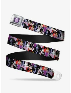 Belts Disney Villains Stacked Youth Seatbelt Belt