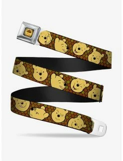 Belts Disney Winnie The Pooh Expressions Honeycomb Youth Seatbelt Belt