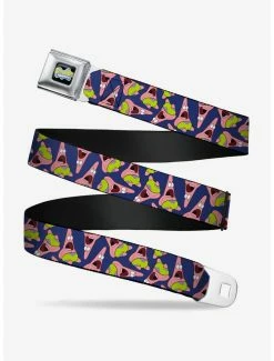 Belts Spongebob Squarepants Patrick Starfish Pose Scattered Youth Seatbelt Belt