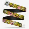Belts Spongebob Squarepants Patrick Starfish Poses Pineapple Youth Seatbelt Belt -boxlunch store 13127069 hi