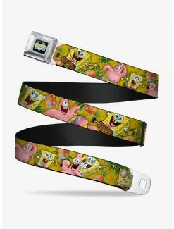 Belts Spongebob Squarepants Patrick Starfish Poses Pineapple Youth Seatbelt Belt