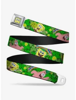 Belts Spongebob Squarepants Patrick Starfish St Patricks Day Poses Youth Seatbelt Belt