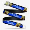 Belts Spongebob Squarepants Pose It's Spongebob Squarepants Blue Youth Seatbelt Belt -boxlunch store 13127075 hi