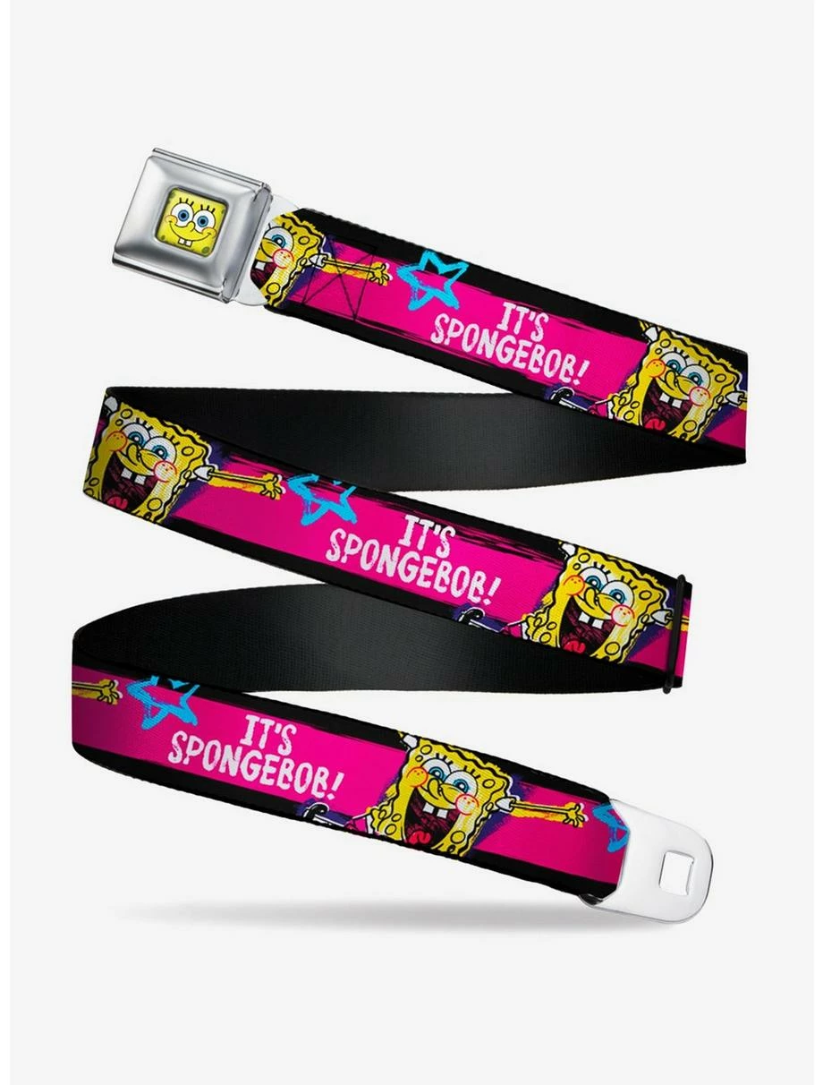 Belts Spongebob Squarepants Pose It's Spongebob Squarepants Pink Youth Seatbelt Belt 3 Belts Spongebob Squarepants Pose It's Spongebob Squarepants Pink Youth Seatbelt Belt