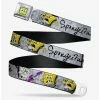 Belts Spongebob Squarepants Poses Spongeitude Youth Seatbelt Belt -boxlunch store 13127079 hi