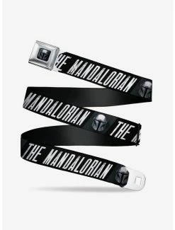 Belts Star Wars The Mandalorian Text Helmet Seatbelt Belt