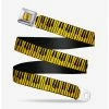 Belts Soul Piano Keys Yellow Black Seatbelt Belt 2 Belts Soul Piano Keys Yellow Black Seatbelt Belt -boxlunch store 13730585 hi