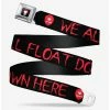 Belts It Chapter Two I Love Derry Balloon We All Float Seatbelt Belt -boxlunch store 14486921 hi