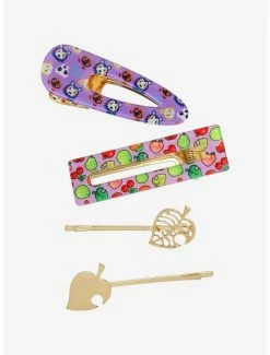 Nintendo Animal Crossing: New Horizons Allover Print Hair Clip Set