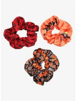 Hair Naruto Shippuden Naruto Uzumaki Scrunchy Set - BoxLunch Exclusive