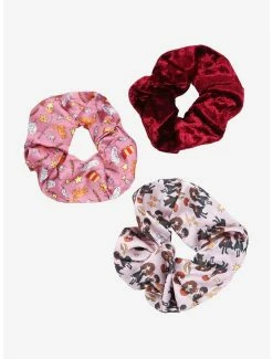 Hair Harry Potter Chibi Trio Allover Print Scrunchy Set - BoxLunch Exclusive
