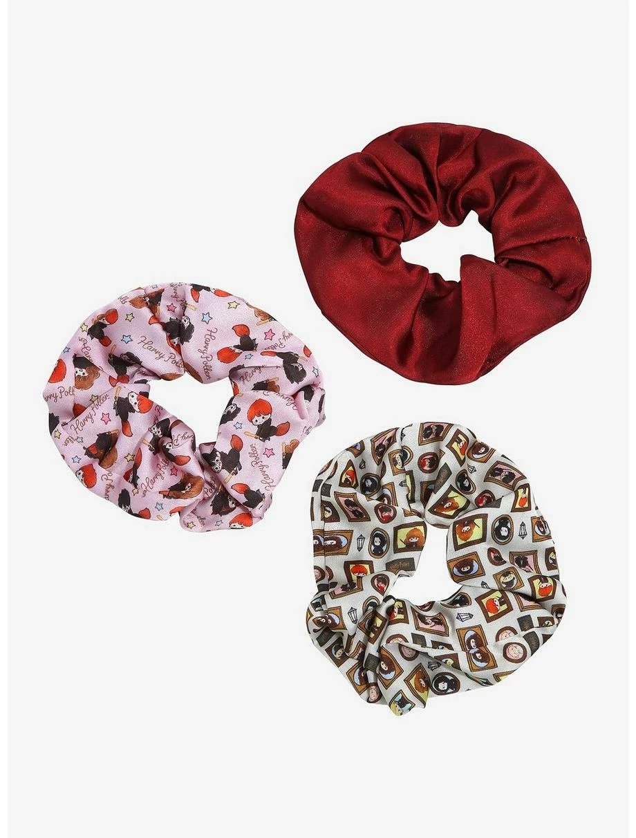 Hair Harry Potter Chibi Wizards & Witches Scrunchy Set - BoxLunch Exclusive 3 Hair Harry Potter Chibi Wizards & Witches Scrunchy Set - BoxLunch Exclusive