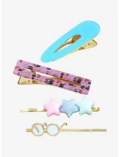 Harry Potter Broomsticks & Harry's Glasses Hair Clip Set - BoxLunch Exclusive