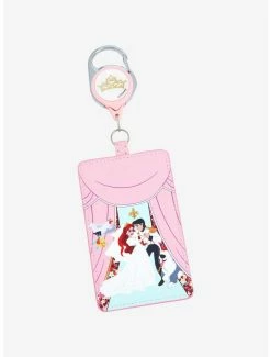 Lanyards Disney The Little Mermaid Ariel & Eric Wedding Retractable Lanyard - BoxLunch Exclusive
