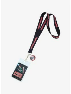 boxlunch store 10 Lanyards Demon Slayer: Kimetsu No Yaiba Tanjiro & Nezuko Kamado Lanyard