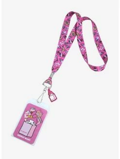 boxlunch store 20 Lanyards Sanrio My Melody Kawaii Mart Snacks Lanyard - BoxLunch Exclusive
