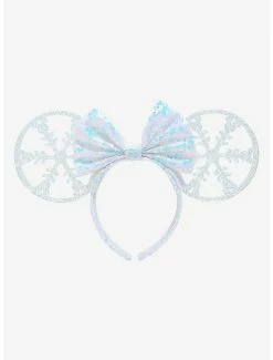Hair Disney Snowflake Minnie Mouse Ears - BoxLunch Exclusive