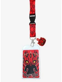 Lanyards Loungefly Star Wars: Episode I - The Phantom Menace Darth Maul Lanyard - BoxLunch Exclusive -boxlunch store 19596670 av1