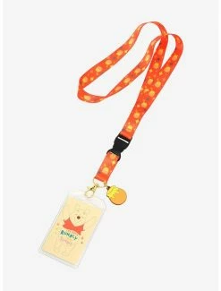 Lanyards Loungefly Disney Winnie The Pooh Rumbly In My Tumbly Lanyard - BoxLunch Exclusive