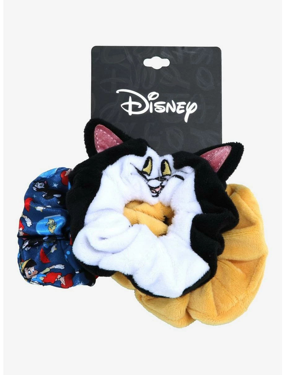 Hair Disney Pinocchio Figaro Figural Scrunchy Set - BoxLunch Exclusive 4 Hair Disney Pinocchio Figaro Figural Scrunchy Set - BoxLunch Exclusive - Image 2
