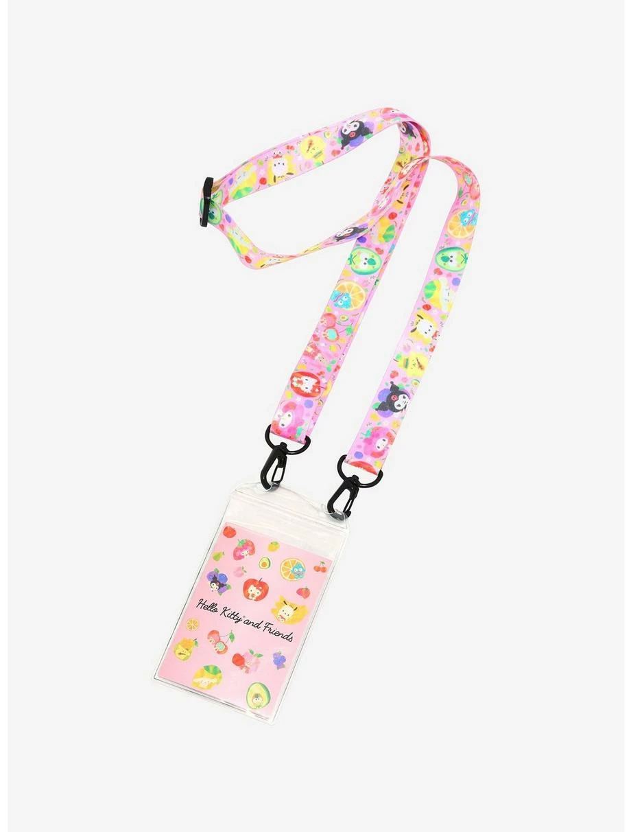 Lanyards Sanrio Hello Kitty And Friends With Fruit Lanyard - BoxLunch Exclusive 3 Lanyards Sanrio Hello Kitty And Friends With Fruit Lanyard - BoxLunch Exclusive