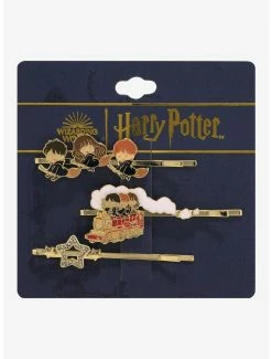 Harry Potter Chibi Trio Hair Clip Set - BoxLunch Exclusive -boxlunch store 19958060 av1