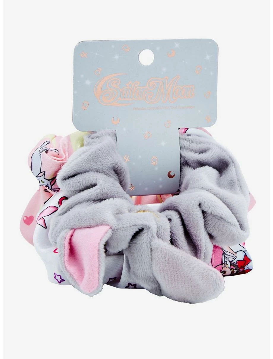 Hair Pretty Guardian Sailor Moon Sailor Chibi Moon Figural Scrunchy Set 4 Hair Pretty Guardian Sailor Moon Sailor Chibi Moon Figural Scrunchy Set - Image 2