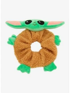 Hair Star Wars The Mandalorian Grogu Figural Scrunchy - BoxLunch Exclusive