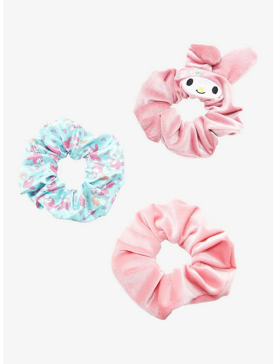 Hair Sanrio My Melody Figural Scrunchy Set - BoxLunch Exclusive 3 Hair Sanrio My Melody Figural Scrunchy Set - BoxLunch Exclusive