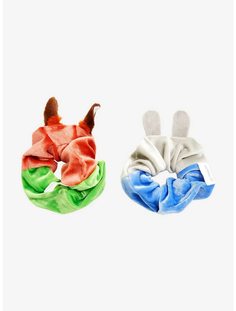 Hair Disney Zootopia Judy & Nick Figural Scrunchy Set - BoxLunch Exclusive 4 Hair Disney Zootopia Judy & Nick Figural Scrunchy Set - BoxLunch Exclusive - Image 2
