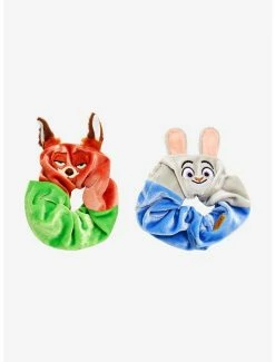 Hair Disney Zootopia Judy & Nick Figural Scrunchy Set - BoxLunch Exclusive