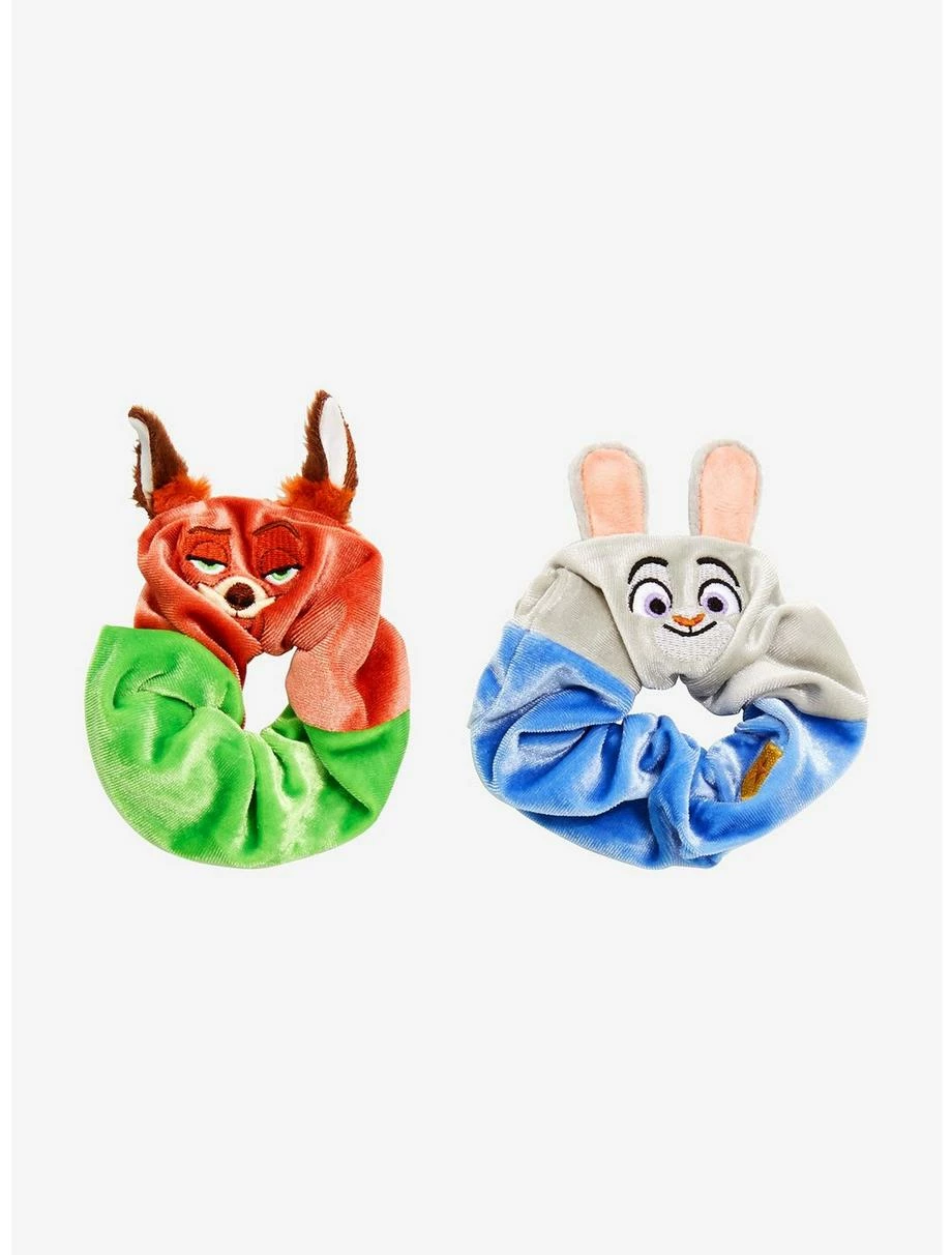 Hair Disney Zootopia Judy & Nick Figural Scrunchy Set - BoxLunch Exclusive 3 Hair Disney Zootopia Judy & Nick Figural Scrunchy Set - BoxLunch Exclusive